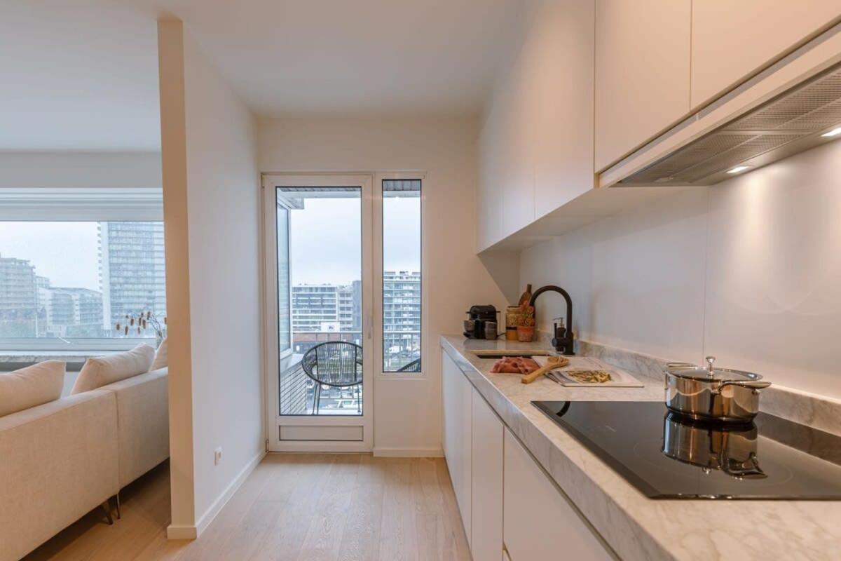 Huswell - Luminous Family Apartment With Magnificent View Ostenda Esterno foto
