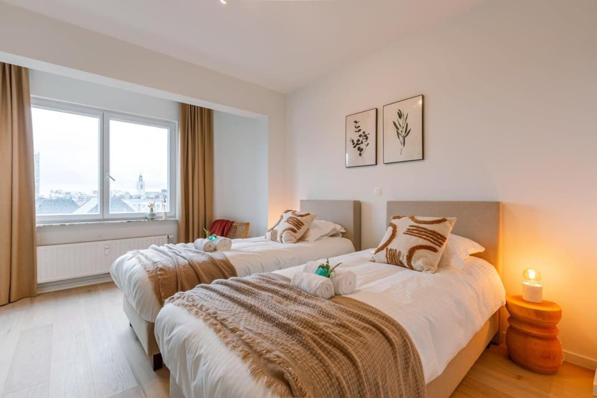 Huswell - Luminous Family Apartment With Magnificent View Ostenda Esterno foto